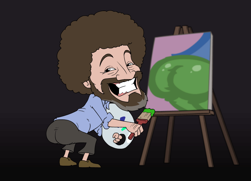 Bob Ross Butt Dance